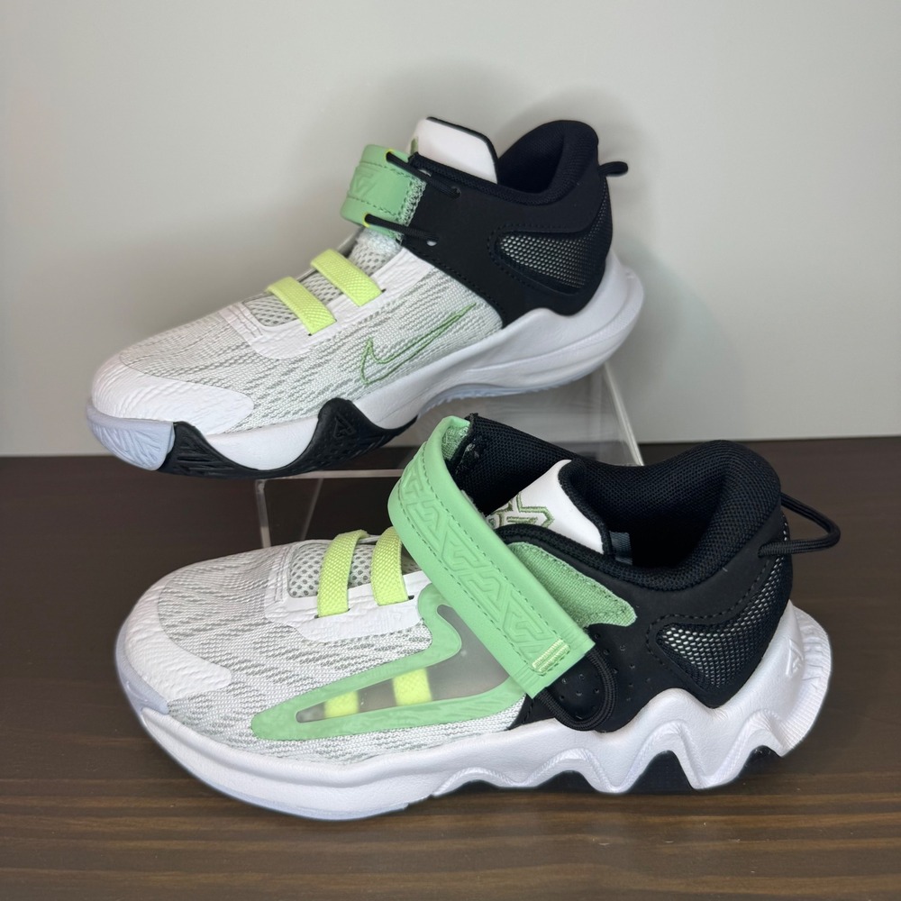 Nike Giannis Immortality 2 PS Basketball Shoes White Volt DQ1942-101 12C New - Picture 2 of 10
